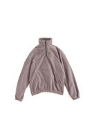 Visby Yarım Fermuarlı Gri Polar Sweat