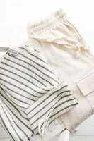 Jodhpur Siyah Çizgili Beyaz Triko Erkek Tshirt