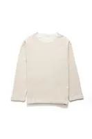 Vernier Bej Çizgili Uzun Kollu Erkek Tshirt