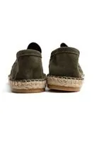 Minoa Haki Loafer Süet Hakiki Deri Erkek Espadril