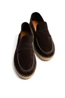 Minoa Kahve Loafer Süet Hakiki Deri Erkek Espadril