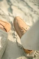 Petra Bağcıklı Bej Süet Hakiki Deri Erkek Espadril