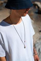 Rio Beyaz Oversize Keten Tshirt  