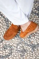 Minoa Şeftali Loafer Süet Hakiki Deri Erkek Espadril