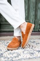 Minoa Şeftali Loafer Süet Hakiki Deri Erkek Espadril