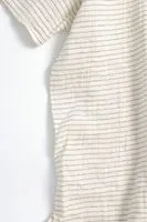 Huston Duble Size Haki Çizgili %100 Pamuk Erkek T-shirt  