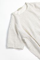 Huston Duble Size Siyah Çizgili T-shirt