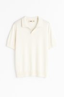 Alten Beyaz Polo Yaka Triko Tshirt