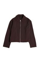 Greyhart Kahve Fermuarlı Ceket