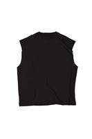 Raen Siyah Oversize Kolsuz Tshirt