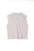 Raen Gri Oversize Kolsuz %100 Pamuk Erkek Tshirt
