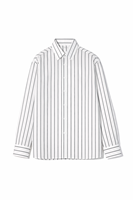 Tyre Çizgili Beyaz Gömlek