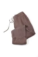 Sardis Kahve %100 Keten Erkek Pantolon