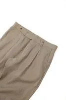 Giardino Haki %100 Keten Erkek Pantolon