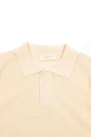 Rimo Bej Düğmeli Triko Erkek Tshirt