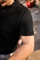 Talvo Siyah Triko Erkek Tshirt