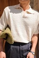 Opale Ekru Triko Erkek Tshirt