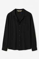 İtaliano Keten %100 Siyah Gömlek