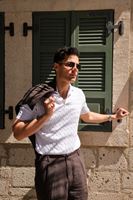 Dunes Kahve Beyaz Kombin