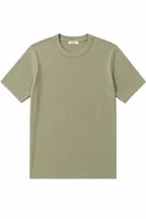 Tavia Haki Bisiklet Yaka %100 Pamuk Erkek Tshirt 