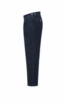 Lecce - Koyu Mavi - Lüks İtalyan - %100 Pamuk Denim - Erkek Kot Pantolon