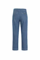 Lecce - Mavi - Lüks İtalyan - %100 Pamuk Denim - Erkek Kot Pantolon