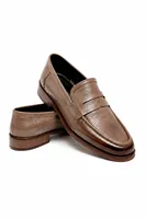 Cedar Bej Cilt Elit Loafer Erkek Ayakkabı