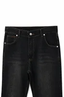 Rigg - Siyah - Bootcut Lüks Street - %100 Pamuk Denim - Erkek Kot Pantolon