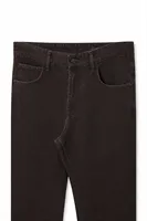 Brick - Koyu Kahve - Tapered Delüks Street - %100 Pamuk Denim - Erkek Kot Pantolon