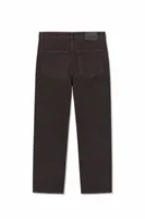 Brick - Koyu Kahve - Tapered Delüks Street - %100 Pamuk Denim - Erkek Kot Pantolon