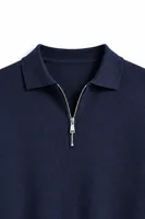 Kelso - Navy - Pamuklu Feruarlı Polo Yaka - Erkek Kazak