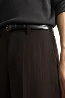 Rugged - Kahve - Japon BAGGY  - Poliviskon Klasik - Erkek Pantolon