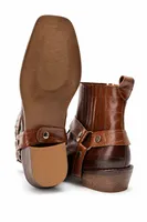 North Rider - Taba - Cilt Croco Desen - Cowboy Erkek Bot