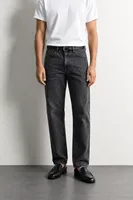 Brick - Antrasit - Tapered Delüks Street - %100 Pamuk Denim - Erkek Kot Pantolon