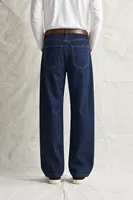 Crowe - Lacivert - Baggy Street - %100 Pamuk Denim - Erkek Kot Pantolon