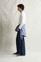 Crowe - Lacivert - Baggy Street - %100 Pamuk Denim - Erkek Kot Pantolon