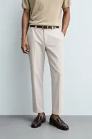 Leon - Bej - İtalyan Kesim Viskon - Klasik Erkek Pantolon