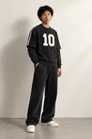 Arlo - Siyah - Bisiklet Yaka %100 Pamuk - Erkek Sweatshirt