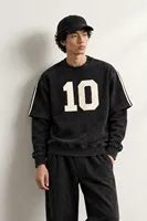 Arlo - Siyah - Bisiklet Yaka %100 Pamuk - Erkek Sweatshirt