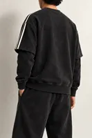 Arlo - Siyah - Bisiklet Yaka %100 Pamuk - Erkek Sweatshirt
