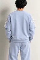 Arlo - Bebe Mavi - Bisiklet Yaka %100 Pamuk - Erkek Sweatshirt