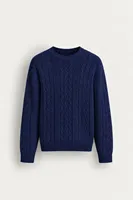Otis - Lacivert - Regular Fit Bisiklet Yaka - Erkek Kazak