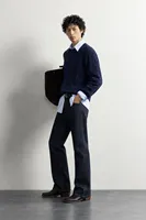 Otis - Lacivert - Regular Fit Bisiklet Yaka - Erkek Kazak