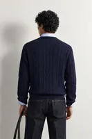Otis - Lacivert - Regular Fit Bisiklet Yaka - Erkek Kazak