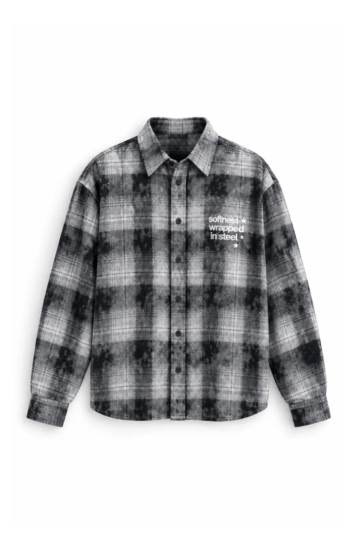 Softness - Antrasit - Regular Fit - Kaşe - Erkek Oduncu Gömlek