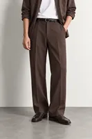Bruce - Kahverengi - İspanyol Straight Fit - Erkek Pantolon