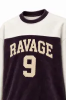 Nine Ravage - Mürdüm - Oversize Fit - Erkek Sweatshirt