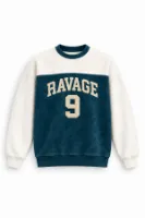 Nine Ravage - Petrol - Oversize Fit - Erkek Sweatshirt
