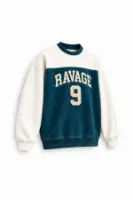 Nine Ravage - Petrol - Oversize Fit - Erkek Sweatshirt