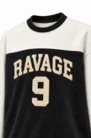 Nine Ravage - Siyah - Oversize Fit - Erkek Sweatshirt